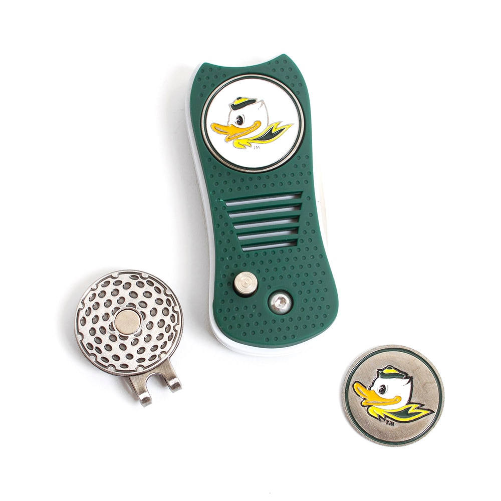 Fighting Duck, Black, Sports Equipment, Sports, Golf, Team Golf, Switchblade, Set, Cap Clip, Marker, 507063